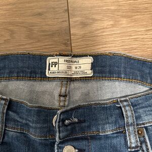 Free People Ripped Denim Jeans size 29